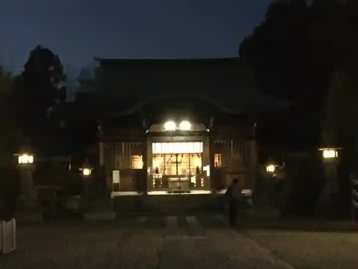 溝旗神社(肇國神社)の本殿・本堂