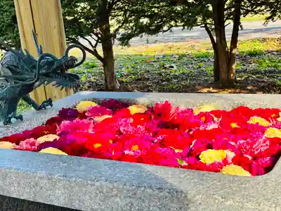 士幌神社の手水舎