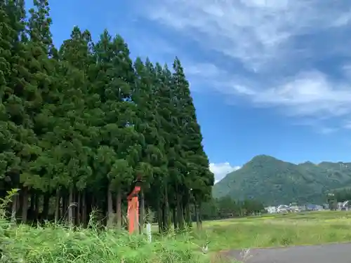 三石神社の景色