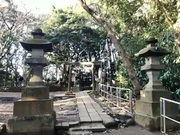 安房口神社の鳥居