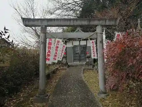 藤川稲荷の鳥居