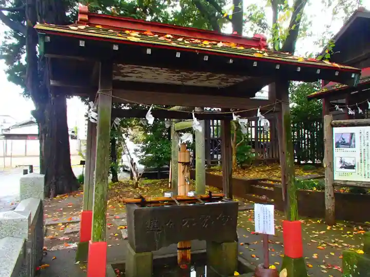岩槻愛宕神社の手水舎