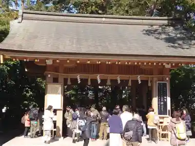 寒川神社の手水舎
