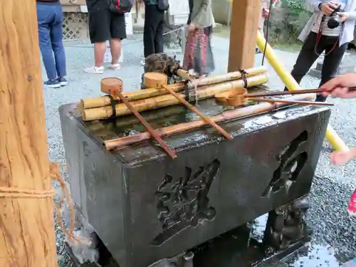 川越熊野神社の手水