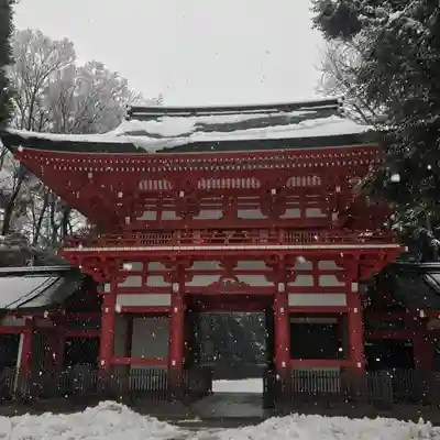 井草八幡宮の山門・神門