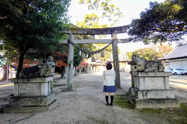 天満神社(鷲塚天満神社)の鳥居