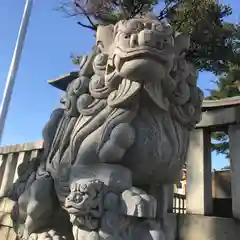 尾久八幡神社の狛犬