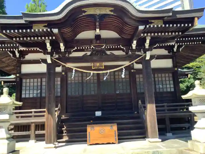落合白山神社の本殿・本堂