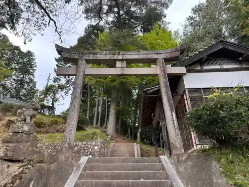 天珂森神社の鳥居