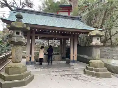 江島神社の手水舎