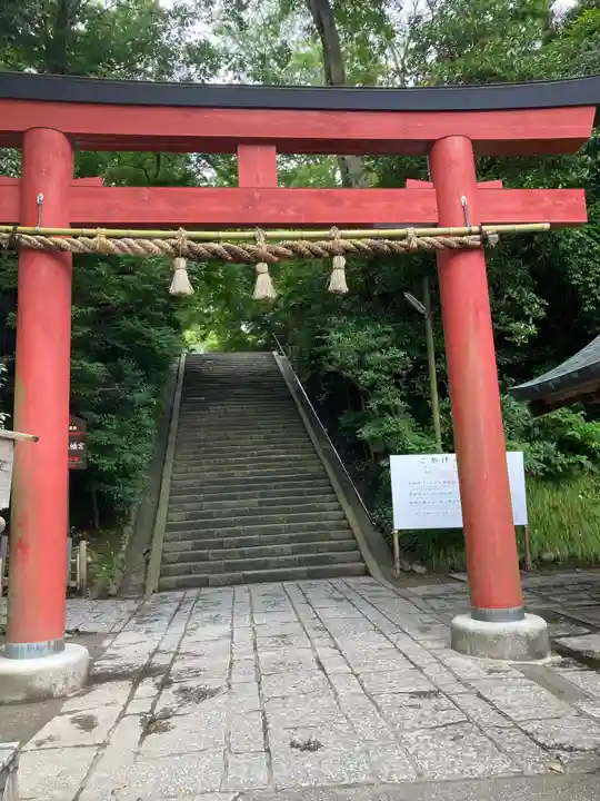 旗上弁財天社の鳥居