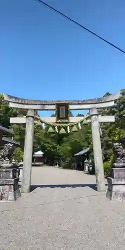 下新川神社の鳥居