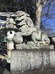 (下館)羽黒神社の狛犬