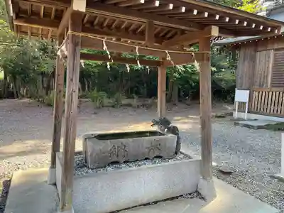 結城諏訪神社の手水舎