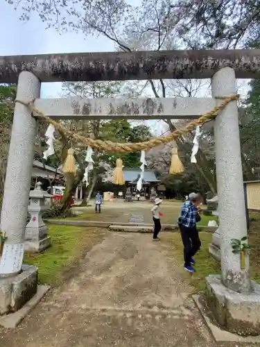 磯部稲村神社の鳥居