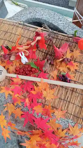 阿邪訶根神社の手水