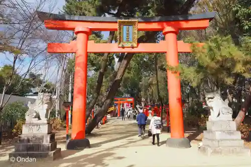 豊中稲荷神社の鳥居