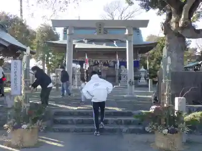 矢柄神社の初詣