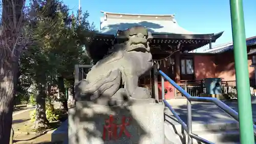 小村井 香取神社の狛犬