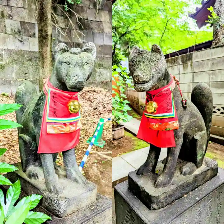 王子稲荷神社の狛犬