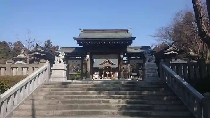 白鷺神社の山門・神門