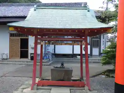 勝浦八幡神社の手水舎