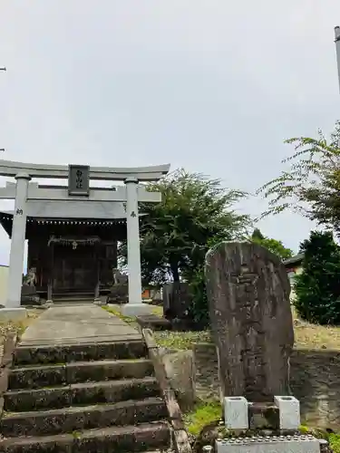 白山社の鳥居