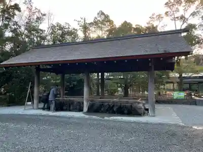 伊勢神宮外宮(豊受大神宮)の手水舎