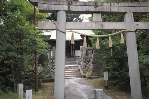 忍　諏訪神社・東照宮　の鳥居