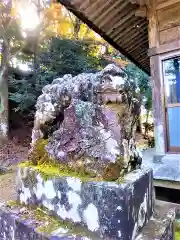 多久神社の狛犬