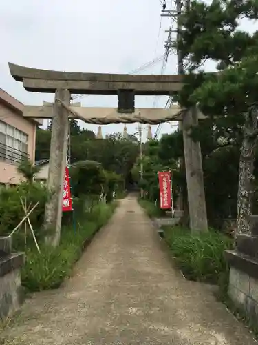 添御縣坐神社の鳥居