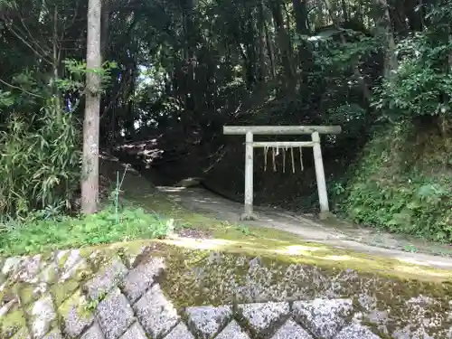 神社（名称不明）の鳥居