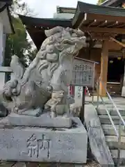 神場山神社の狛犬