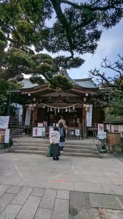 鳩森八幡神社の本殿・本堂