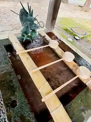 蠶養國神社の手水舎