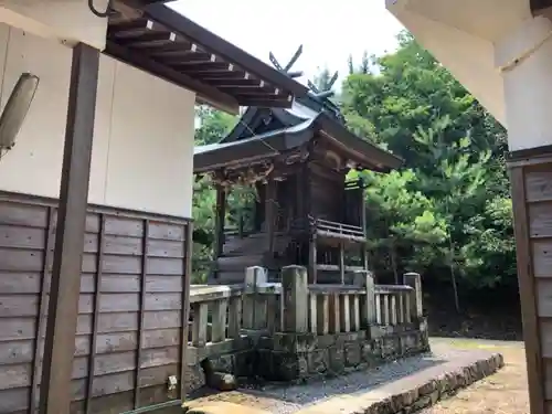 大蓑彦神社の本殿・本堂