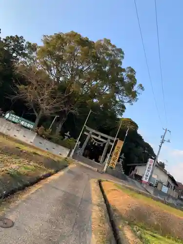 吉部田八幡宮の鳥居