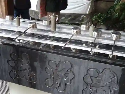 成田山深川不動堂（新勝寺東京別院）の手水舎