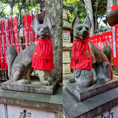 豊川稲荷東京別院の狛犬