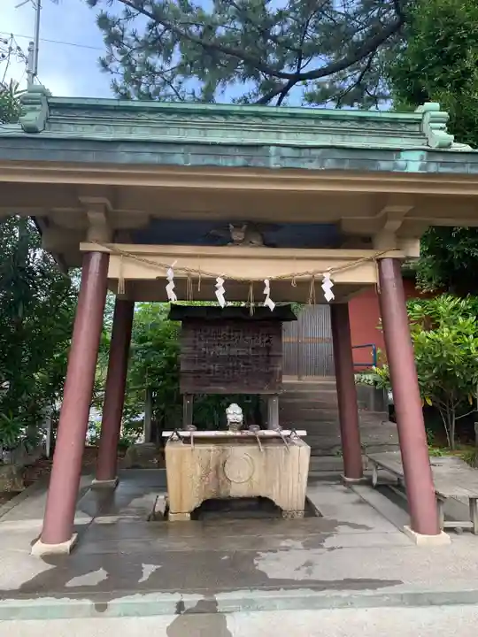 元城町東照宮の手水舎