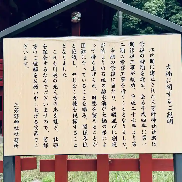 三芳野神社(埼玉県)
