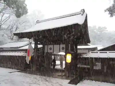 河合神社(鴨川合坐小社宅神社)の山門・神門