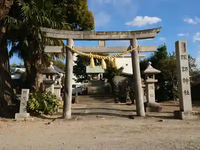 諏訪神社(虎石)の鳥居