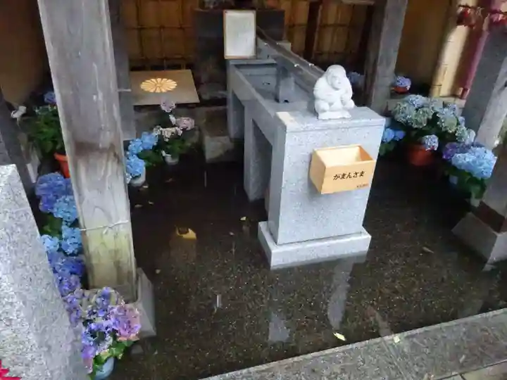 菊名神社の手水舎