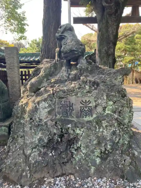 牛嶋神社の狛犬