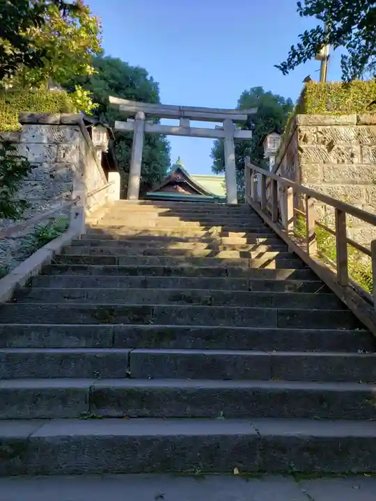 西向天神社の鳥居
