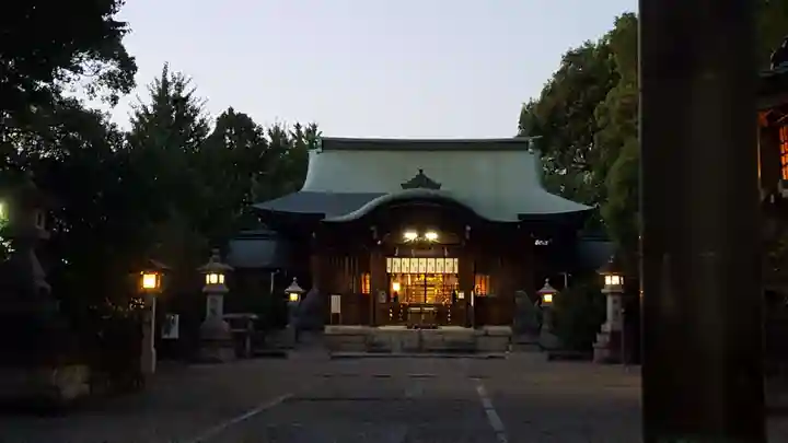 溝旗神社(肇國神社)の本殿・本堂