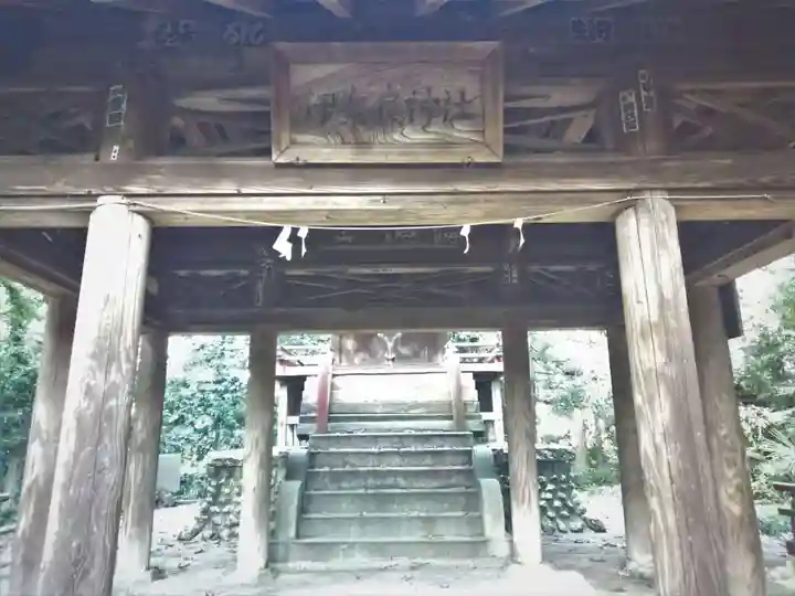 伊奈良神社の山門・神門