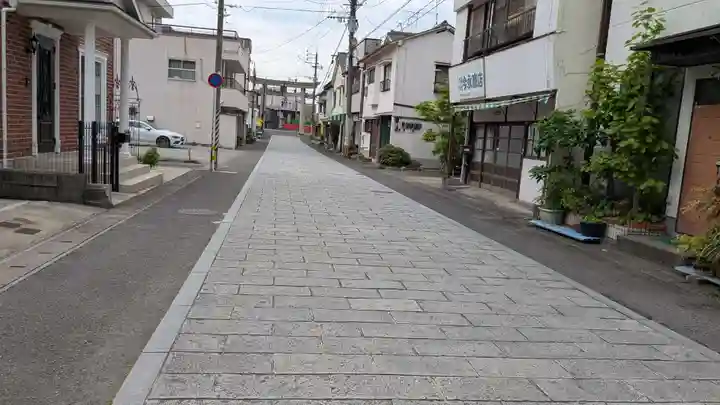 八幡朝見神社の景色