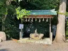 算所八幡神社の手水